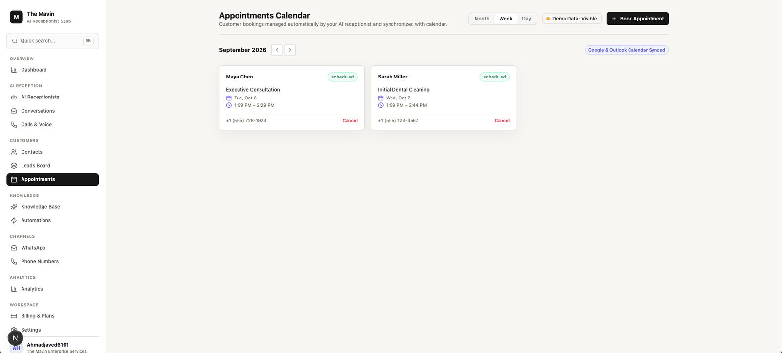 Autonomous Calendar Booking & Synchronization
